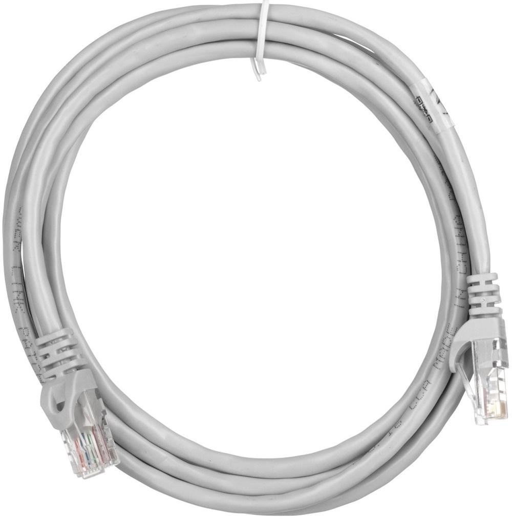 Патч-корд 2E Cat 5e UTP RJ45 26AWG 7/0,16 CCA PVC 2,2 м Grey (2E-PC5ECA-220GRY) - фото 2