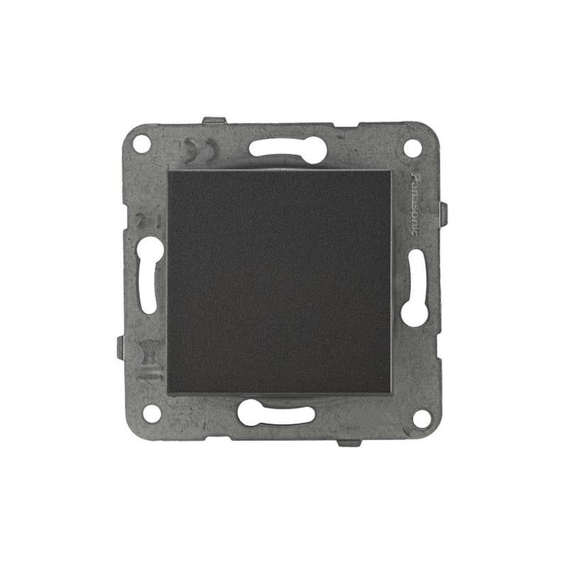 Вимикач одноклавішний Panasonic Karre Plus 55 без рамки ABS Димчастий (WDTT00012DG-UA1)