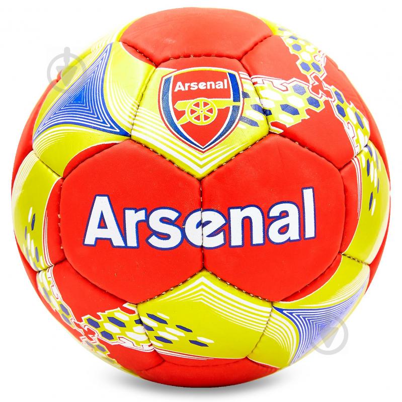 Мяч футбольный planeta-sport №5 Гриппи ARSENAL (FB-6708)