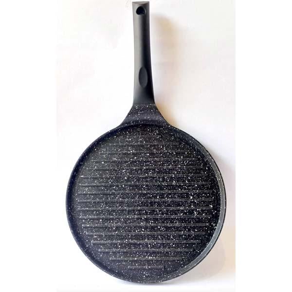 Сковорода гриль Edenberg кругла 27 см (ЦБ-00033768) - фото 3 Сковорода гриль Edenberg кругла 27 см (ЦБ-00033768) - фото 3