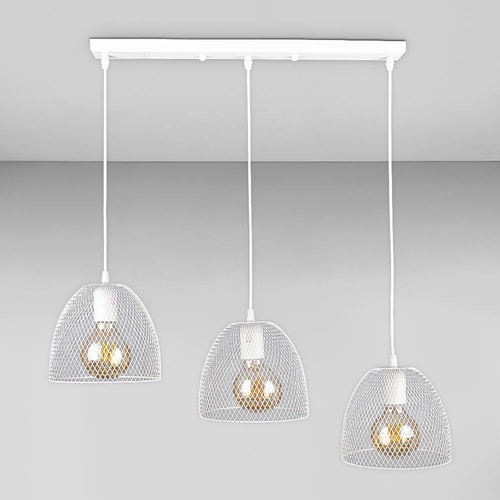 Люстра підвісна лофт Light House LS-18454F-3 WH 500 Білий Люстра підвісна лофт Light House LS-18454F-3 WH 500 Білий