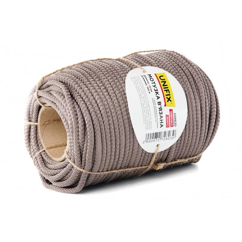 Веревка вязаная Unifix ковровка 8 мм 100 м (699620)