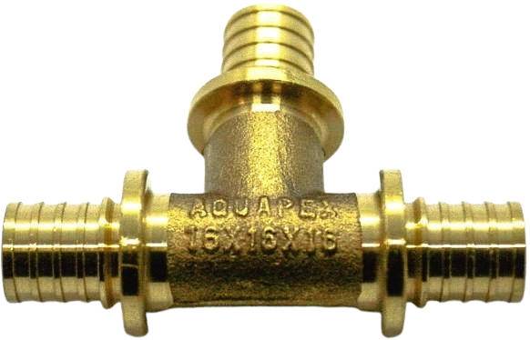 Трійник рівнопрохідний AQUAPEX 011002 16 мм