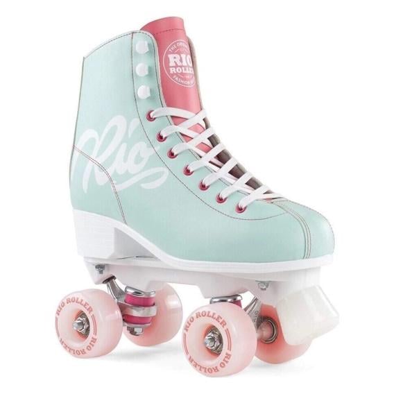 Ролики дитячі Rio Roller Script Teal/Coral (Аopt.roliki12)