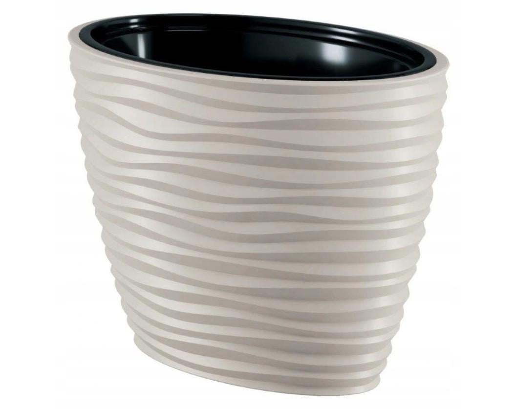 Горщик для квітів Сахара-Дюна Еліпс-40 Сірий (3115-055)