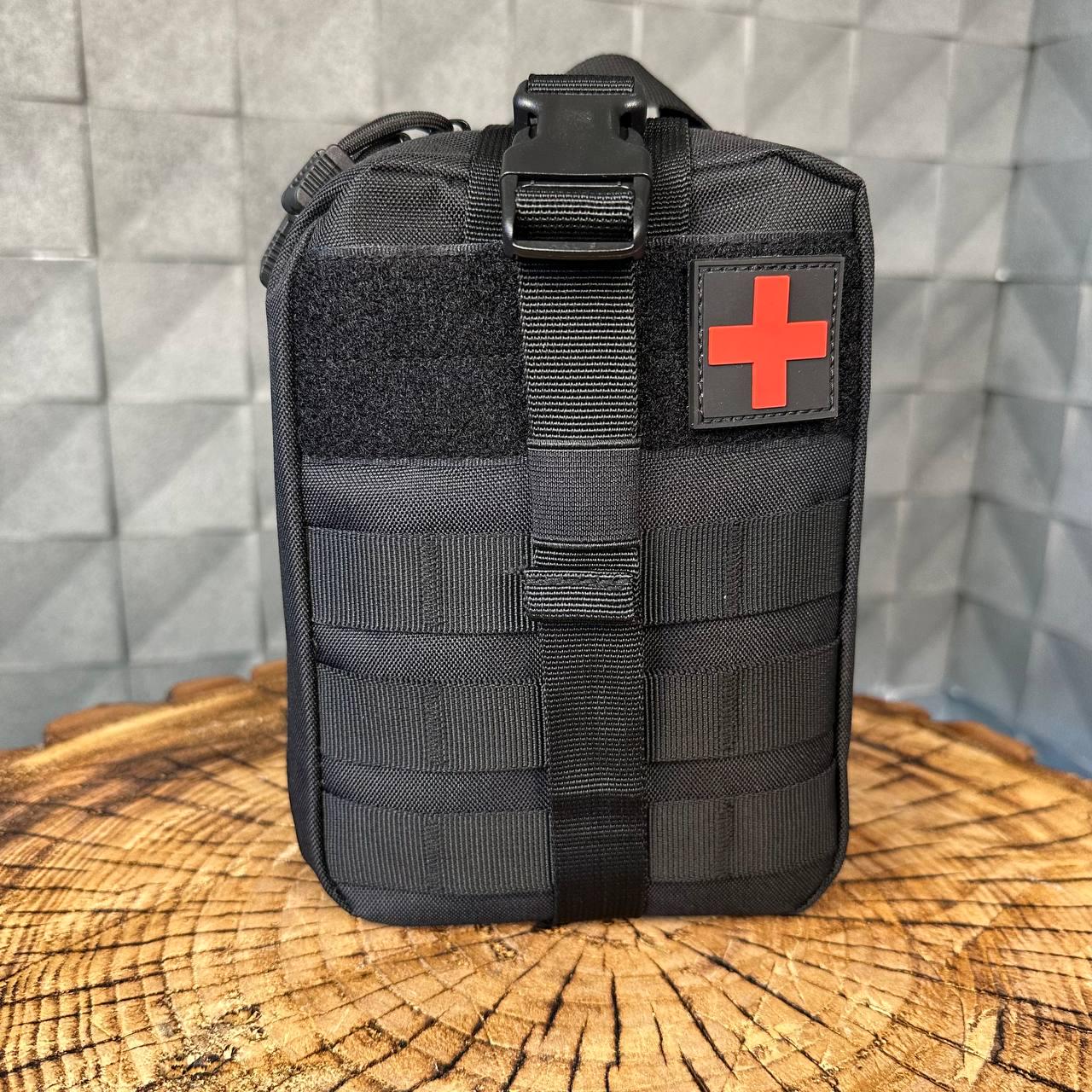 Підсумок для аптечки швидкого скидання стандарт НАТО Чорний - фото 2 Підсумок для аптечки швидкого скидання стандарт НАТО Чорний - фото 2