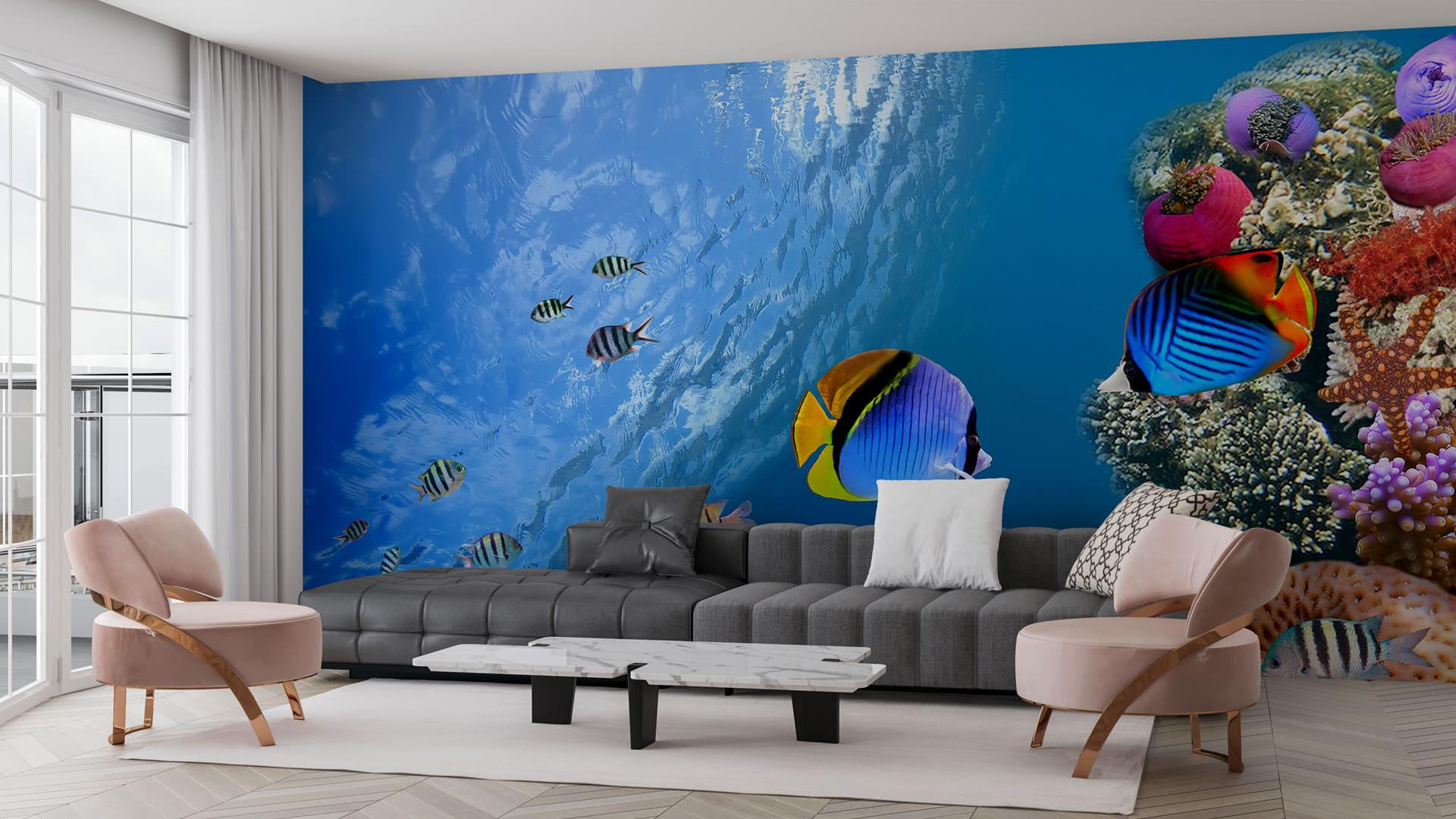 Фотообои флизелиновые Styleo Print-walls Риф мечтаний 0817 300х250 см (Pw-0817/2)