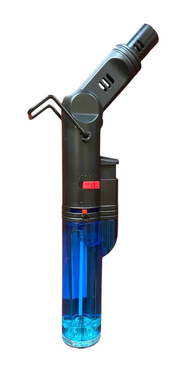 Горелка газовая кондитерская №015-1 для карамелизации и фламбировки блюд с пьезоподжигом 19х2,5 см Синий (33702667)