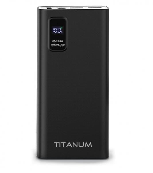 Повербанк TITANUM 727S 20000 mAh Black (TPB-727S-B)