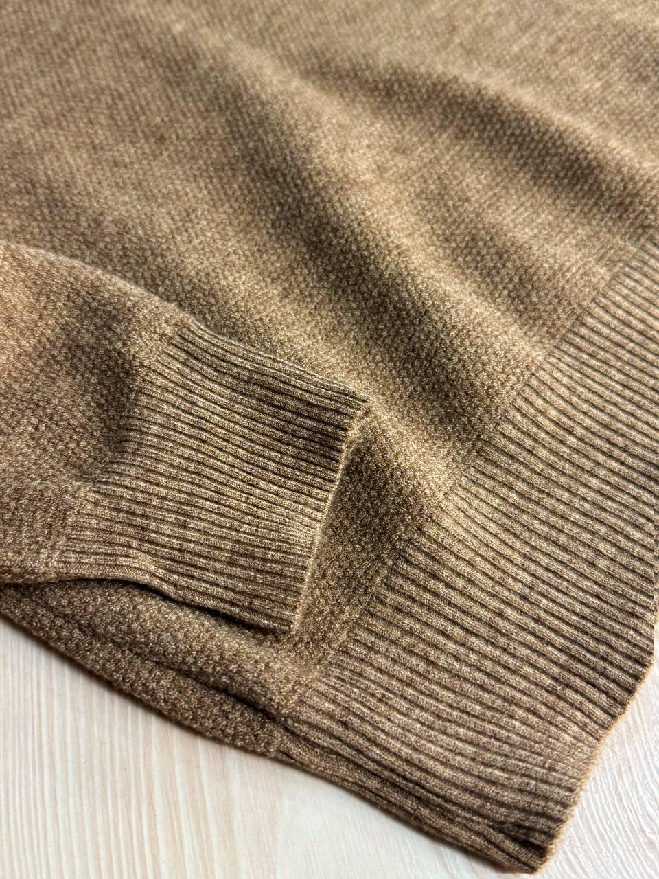 Свитер женский AN 02493 букле с пуговицами тонкий и теплый базовый One Size Коричневый - фото 6 Свитер женский AN 02493 букле с пуговицами тонкий и теплый базовый One Size Коричневый - фото 6
