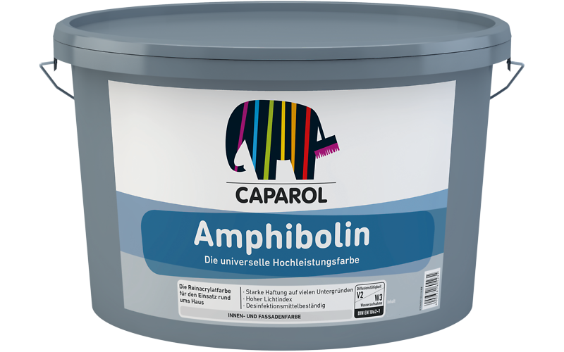 Фарба універсальна акрилатна шовковисто-матова Caparol Amphibolin база 3 2,35 л (1412486056)