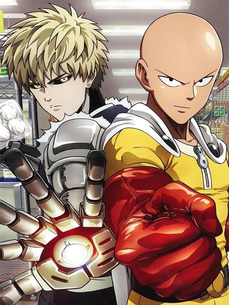 Алмазная мозаика SHLab Аниме One Punch Man Сайтама Генос SH-32637 30x40 см (32637)