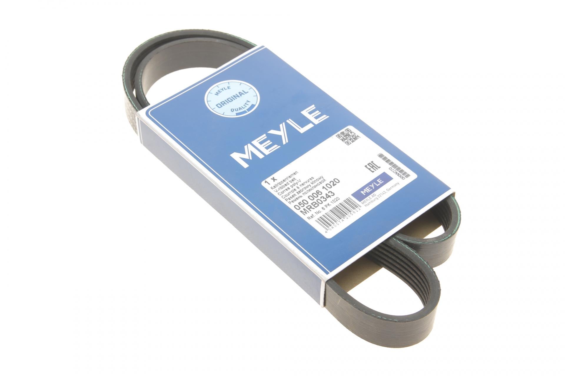 Ремень генератора Meyle Lada Kalina 1.4 08-13/MB 190 W201 2.0-82-93/210-410 2.9-96 6PK1020- 050 006 1020