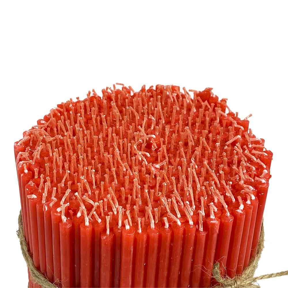 Свічки церковні парафінові №100 2 кг 16 см 500 шт. Червоний (100пк2) - фото 2 Свічки церковні парафінові №100 2 кг 16 см 500 шт. Червоний (100пк2) - фото 2
