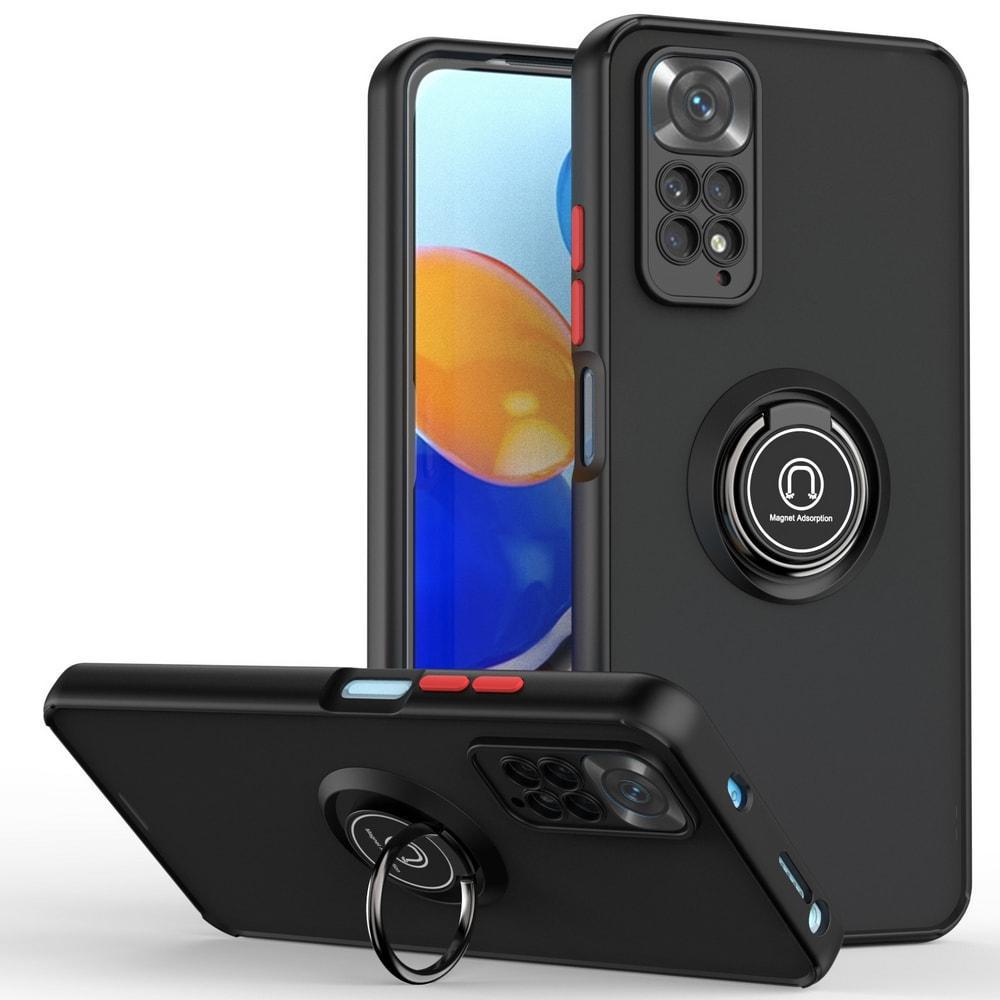 Защитный чехол MatteLuxe Xiaomi Redmi Note 12 Pro 4G (с кольцом) Black (34249-2B)