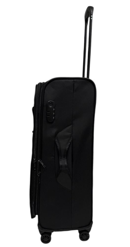 Валіза велика Bordlite JB2068 поліестер L Чорний - фото 4 Валіза велика Bordlite JB2068 поліестер L Чорний - фото 4