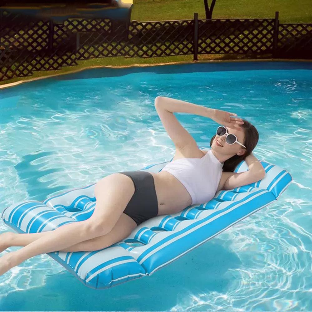 Матрац для плавання надувний 72x130 см Блакитний - фото 3 Матрац для плавання надувний 72x130 см Блакитний - фото 3