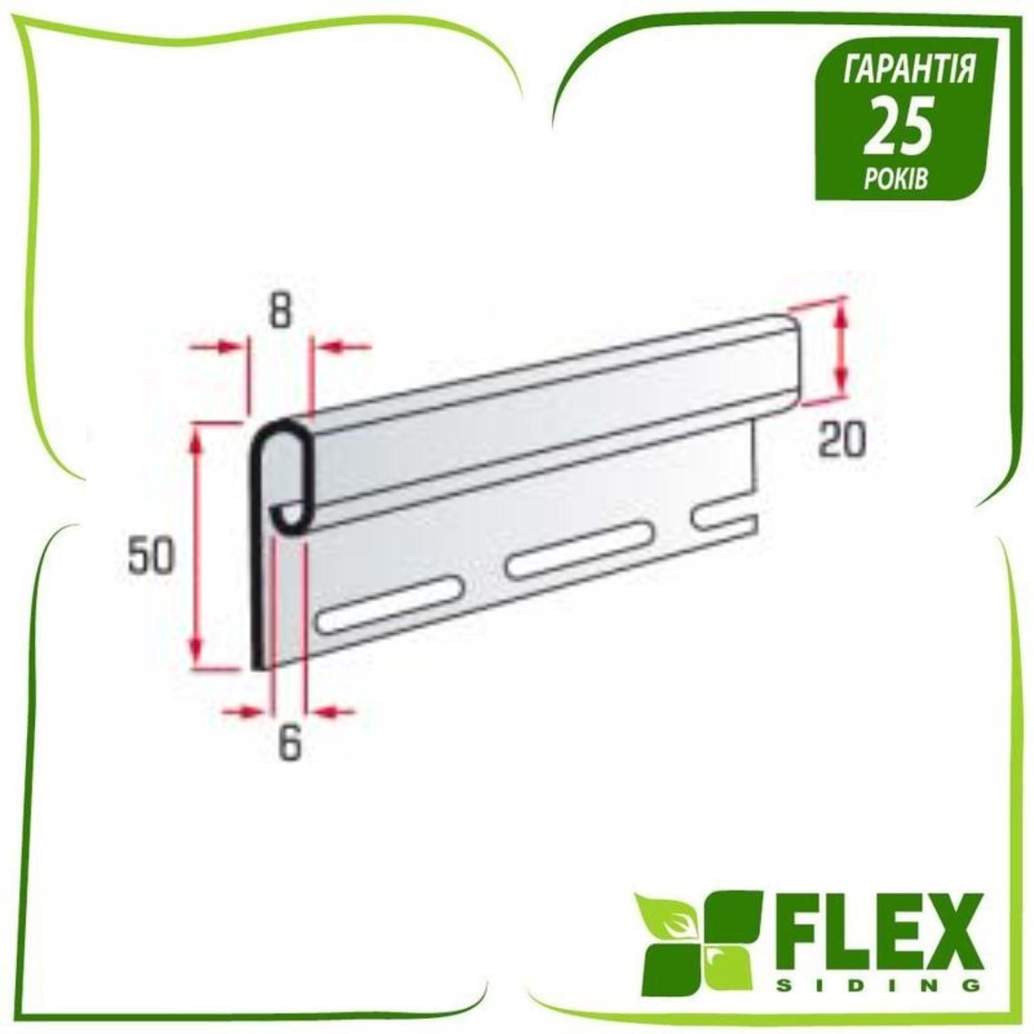 Планка финишная для сайдинга Flex Мята (372022227) - фото 3