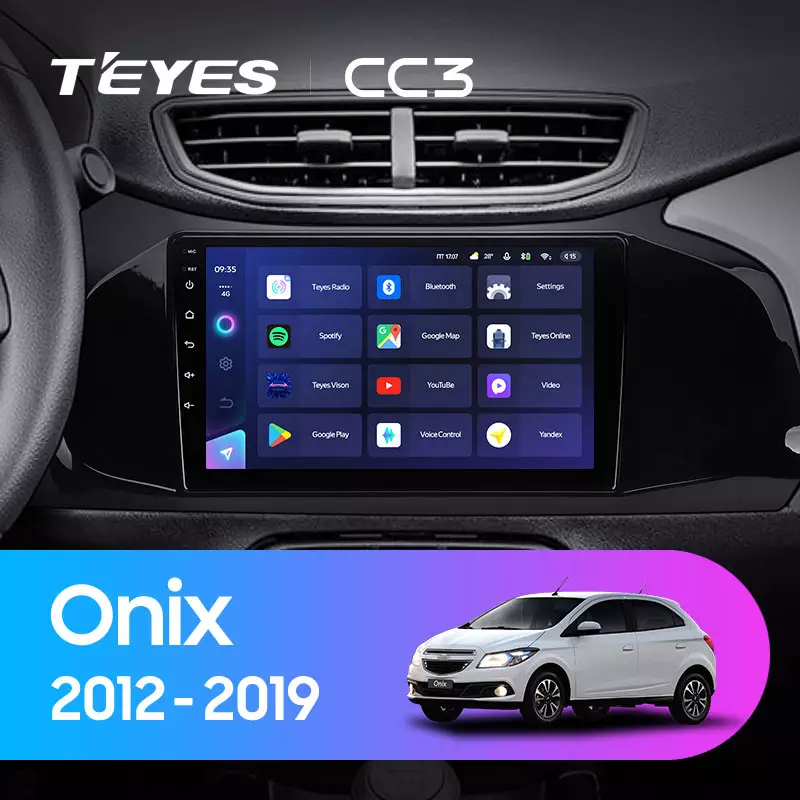 Автомагнитола штатная Teyes CC3 360° для Chevrolet Onix 2012-2019 Android - фото 3 Автомагнитола штатная Teyes CC3 360° для Chevrolet Onix 2012-2019 Android - фото 3