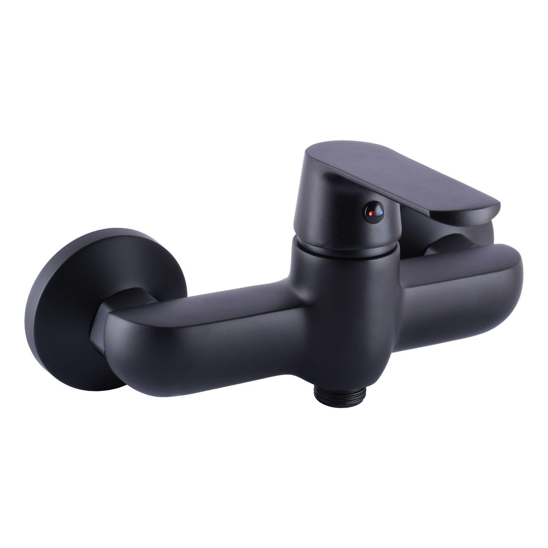 Смеситель для душа Globus Lux Черный матовый (22557)