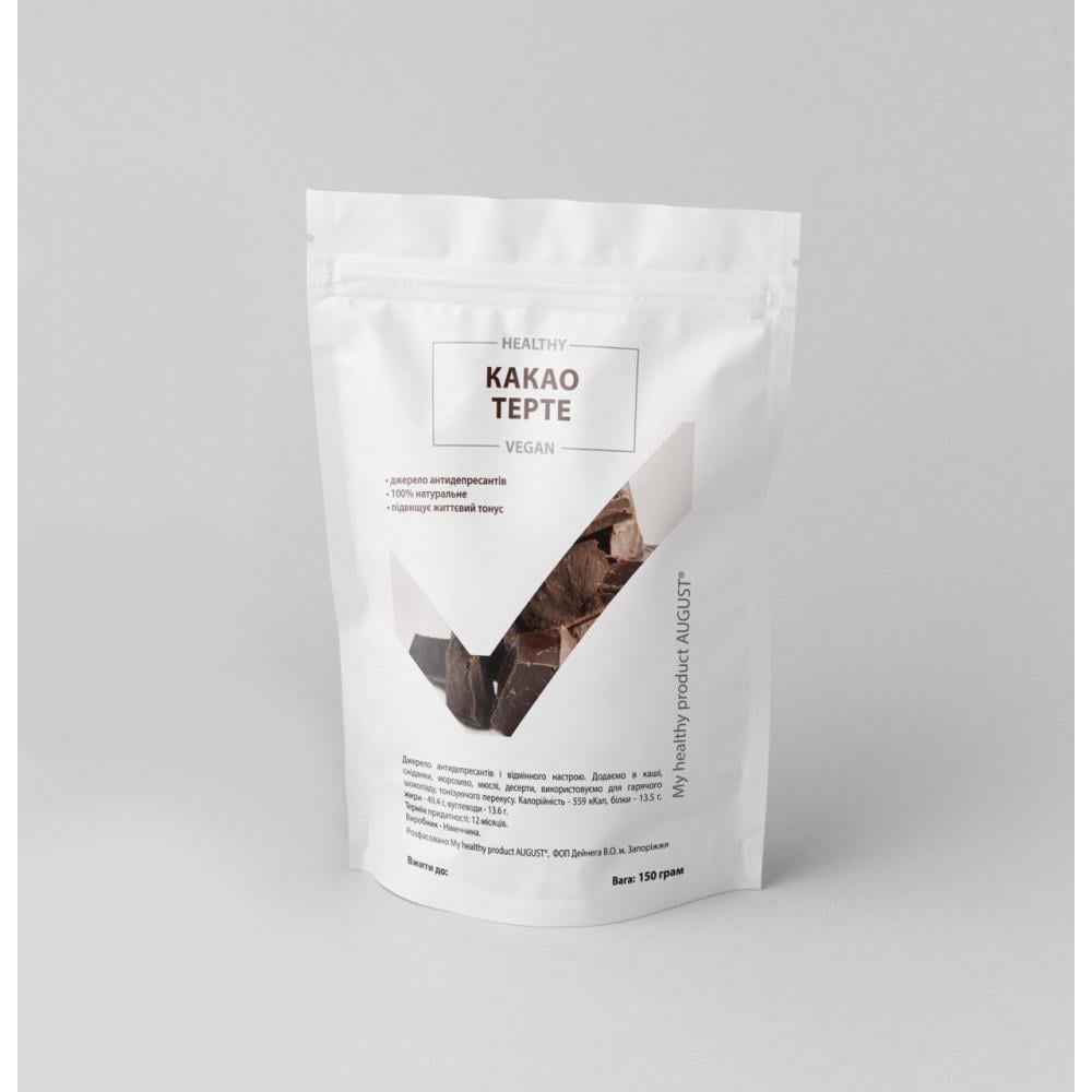Какао терте натуральне My healthy product August 150 г Какао терте натуральне My healthy product August 150 г