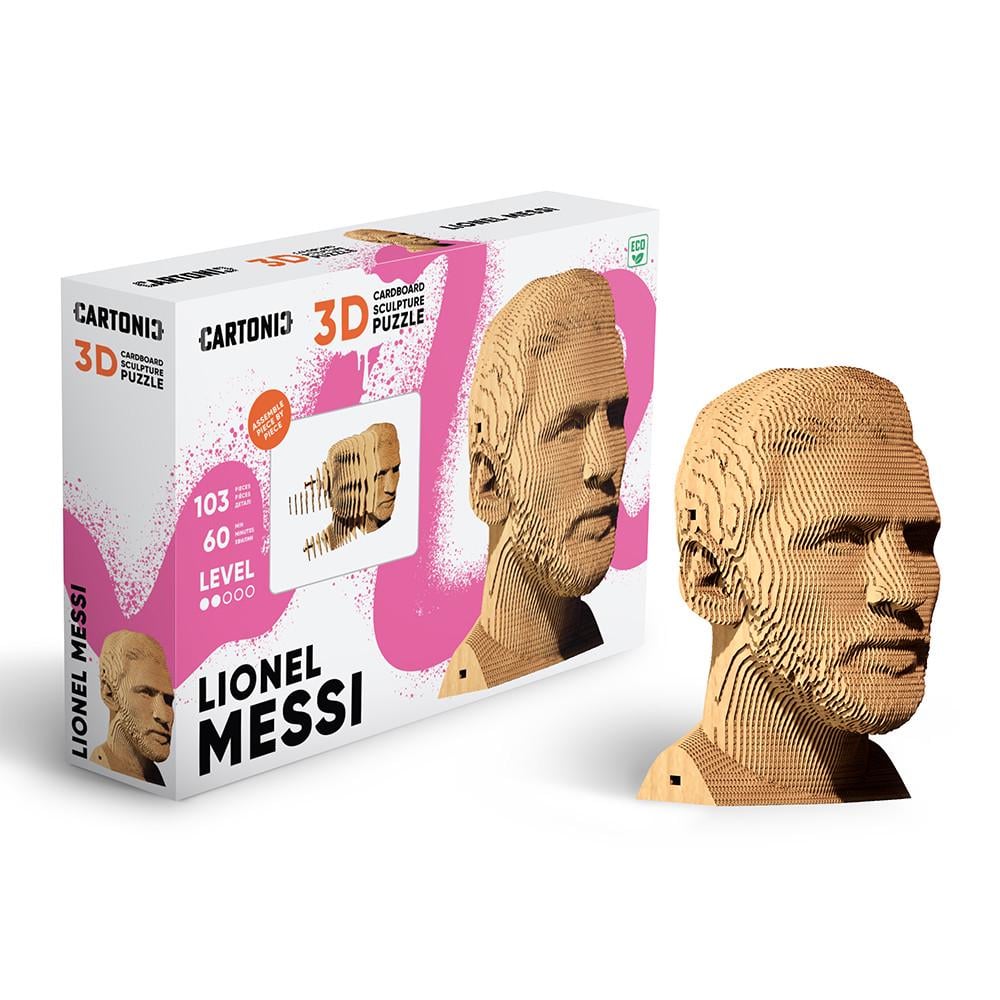 Пазл-конструктор 3D картонный Cartonic 3D Puzzle LIONEL Лионель Месси (33394475)