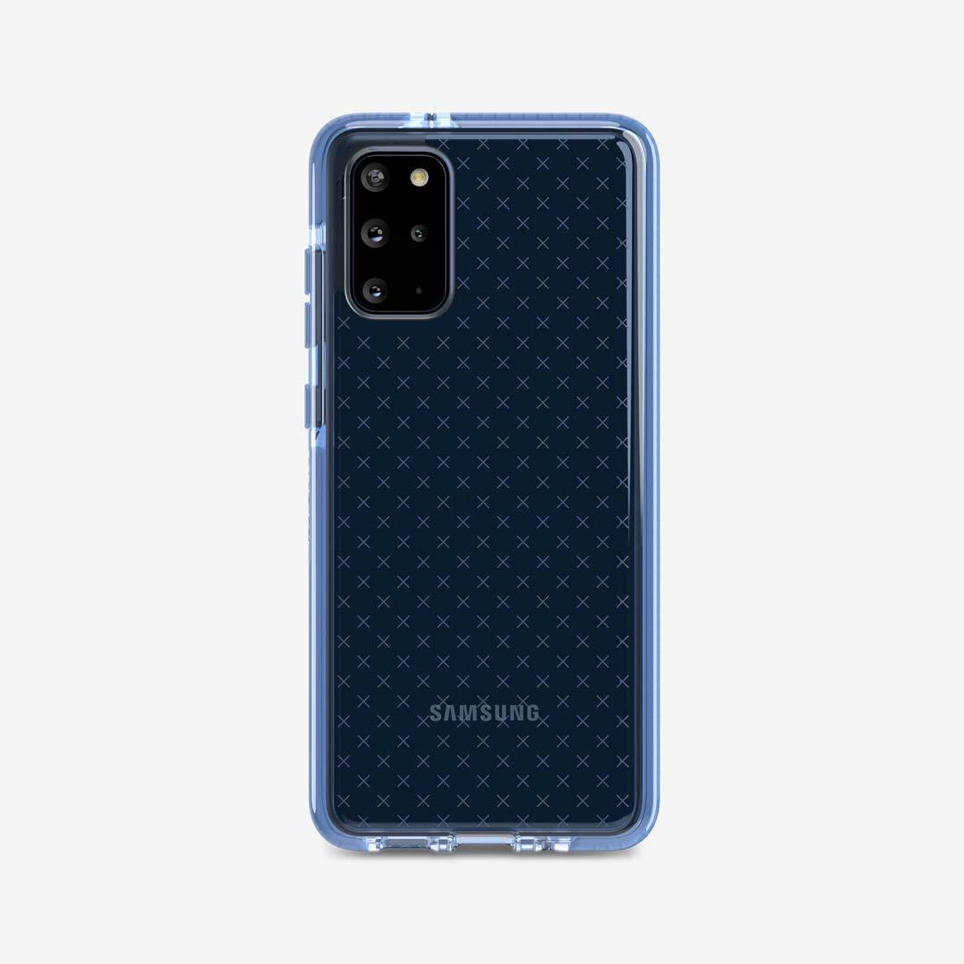 Противоударный чехол с антимикробным покрытием Tech21 Evo Check для Samsung Galaxy S20 Plus (6,7") Blue (6221573) - фото 2