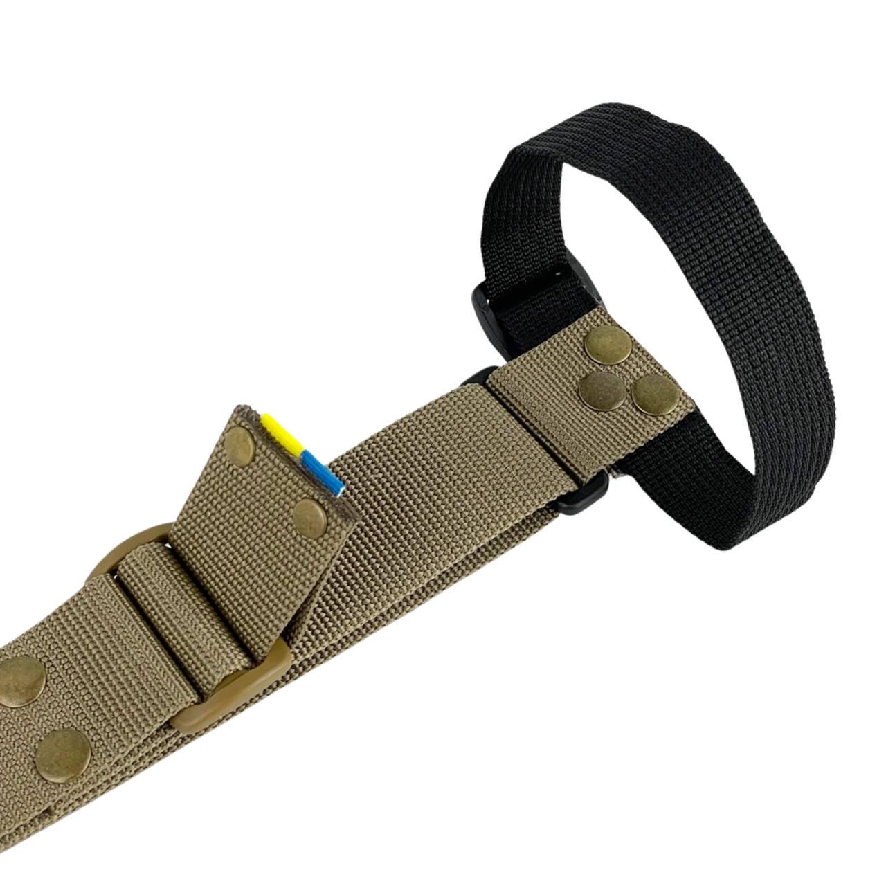 Ремень оружейный трехточечный Tactical Belt Койот (F-03-1) - фото 3
