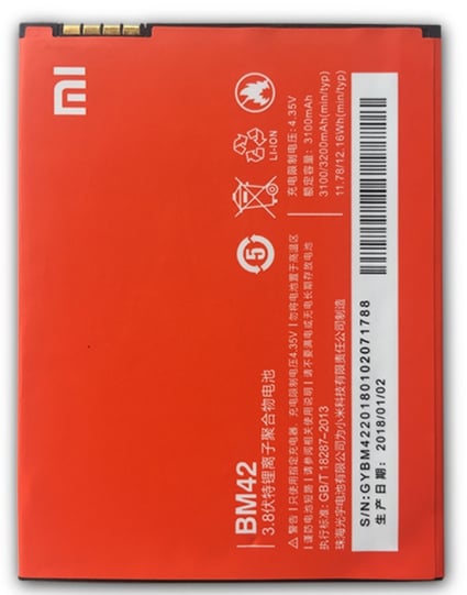 Акумулятор для Xiaomi Redmi Note 1 3200mAh BM42 - фото 3