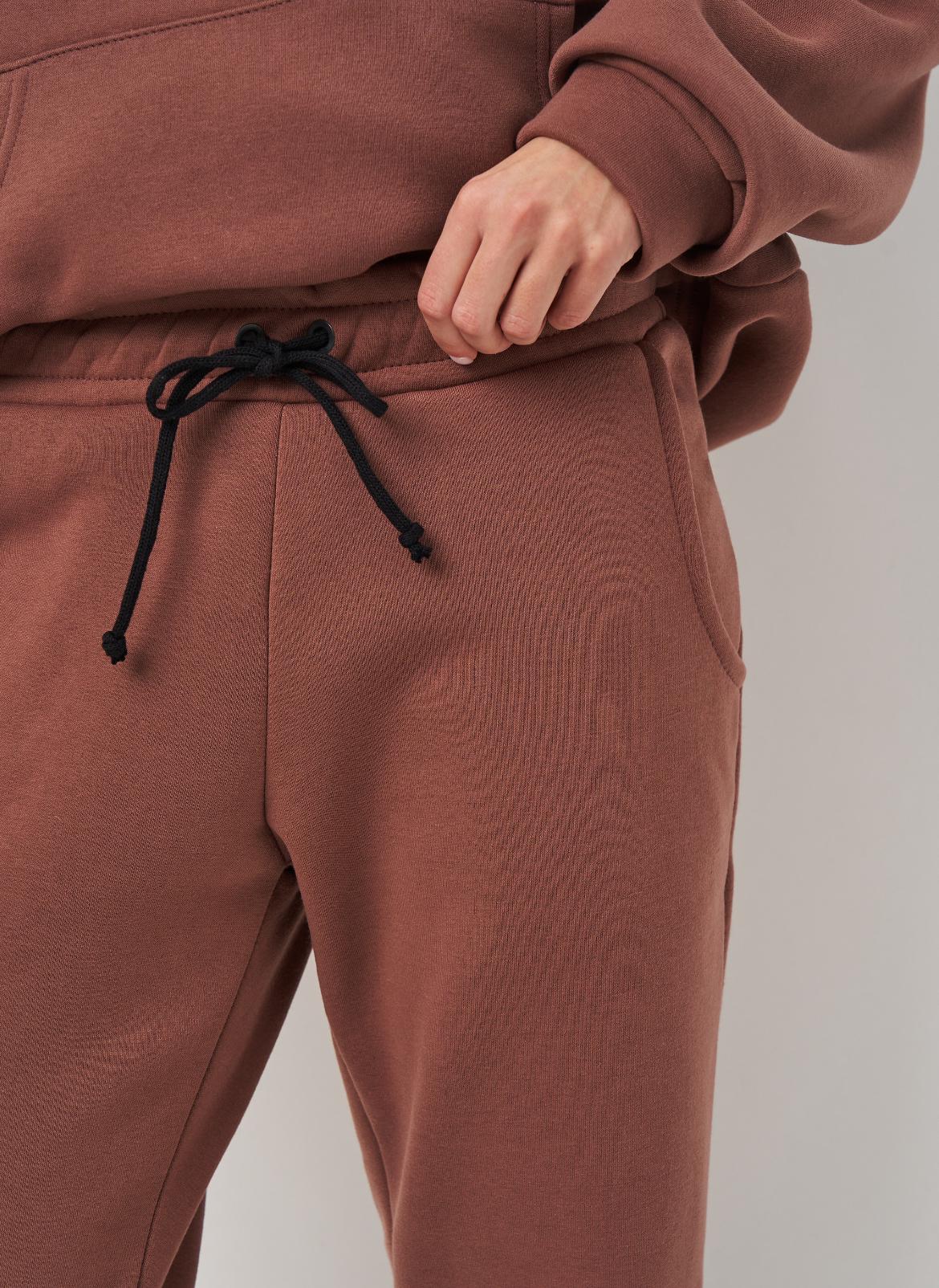 Спортивный костюм женский елана на флисе р. 50 Коричневый (2287242577) - фото 6 Спортивный костюм женский елана на флисе р. 50 Коричневый (2287242577) - фото 6