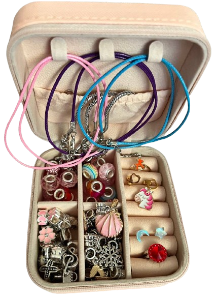 Набор для создания украшений в шкатулке с основами для браслетов (395) Набор для создания украшений в шкатулке с основами для браслетов (395)