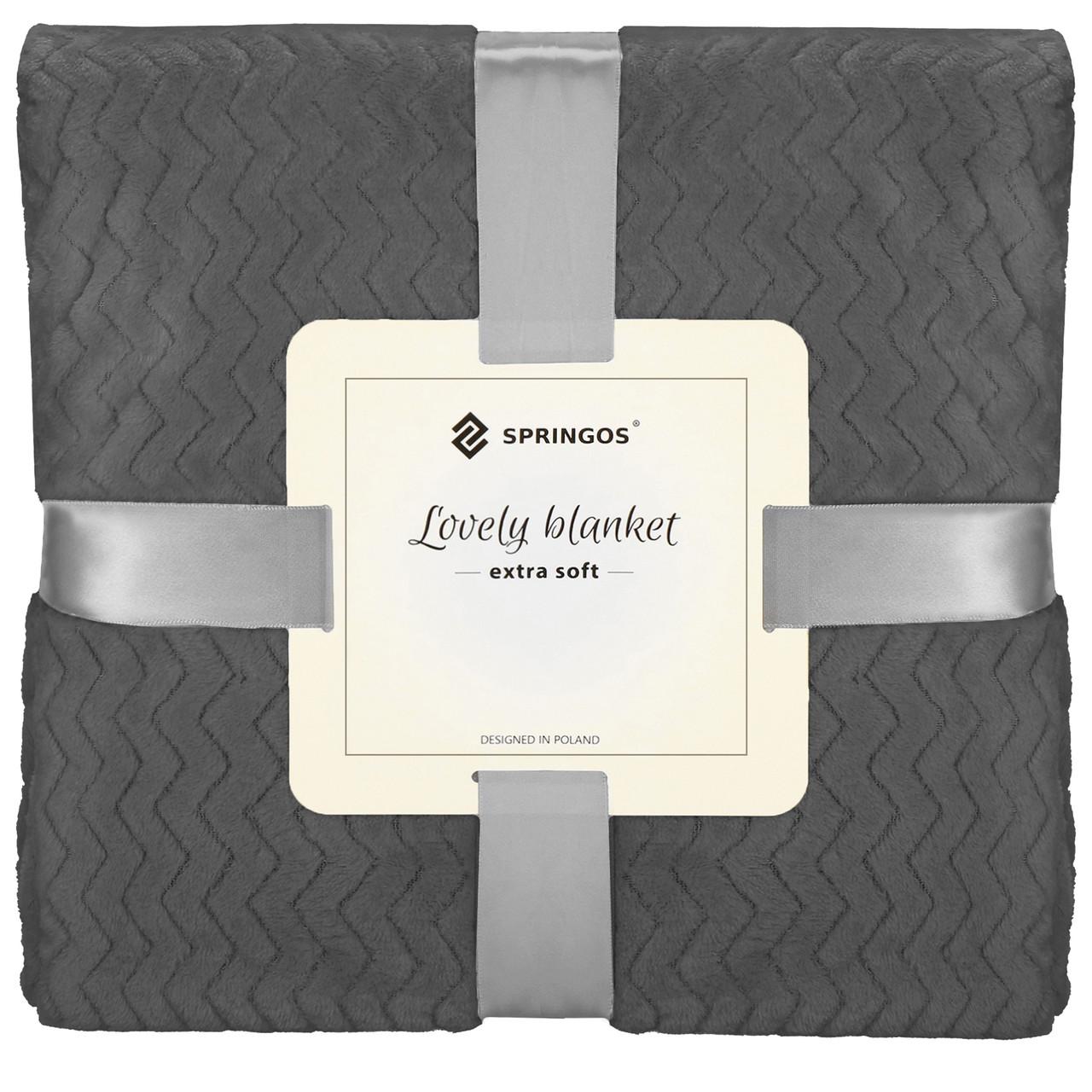 Плед-покривало Springos Extra Soft HA7139 160x200 см