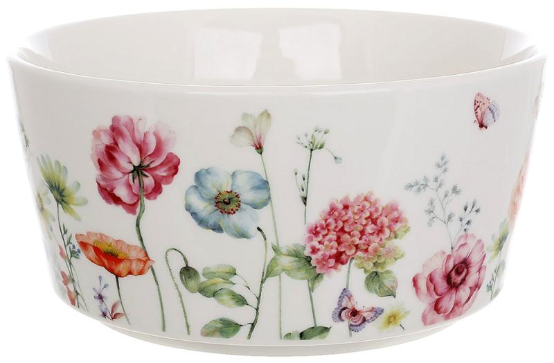 Набор 6 фарфоровых салатников Flower Garden 800 мл