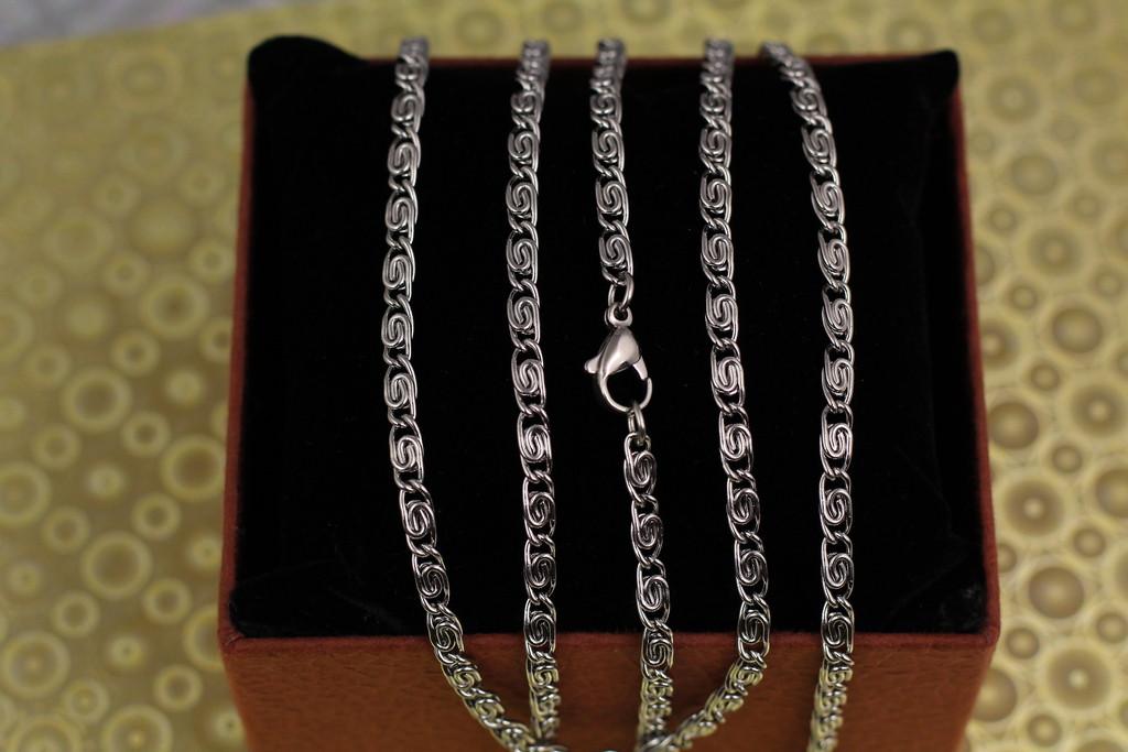 Цепь Xuping Jewelry Улитка 50 см 4 мм Серебристый