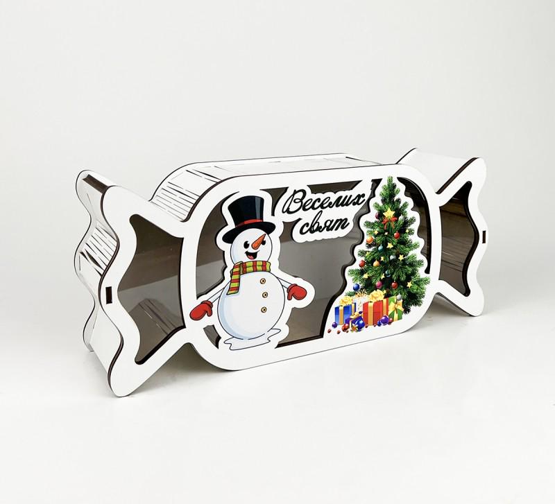 Коробка в форме конфеты