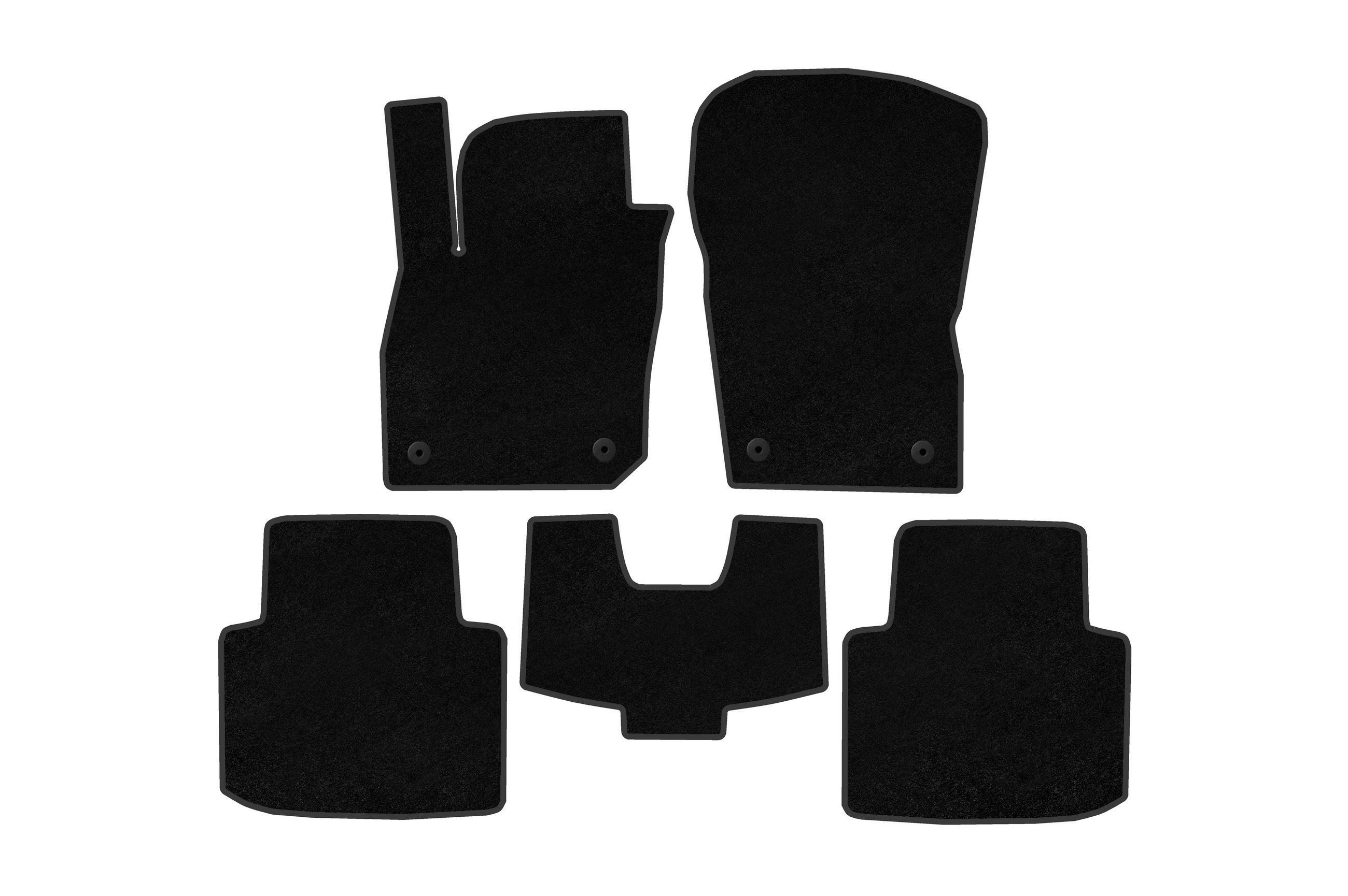 Коврики автомобильные Digital Designs Deluxe для Skoda Superb 2024- гг. ткань Черный (185134)