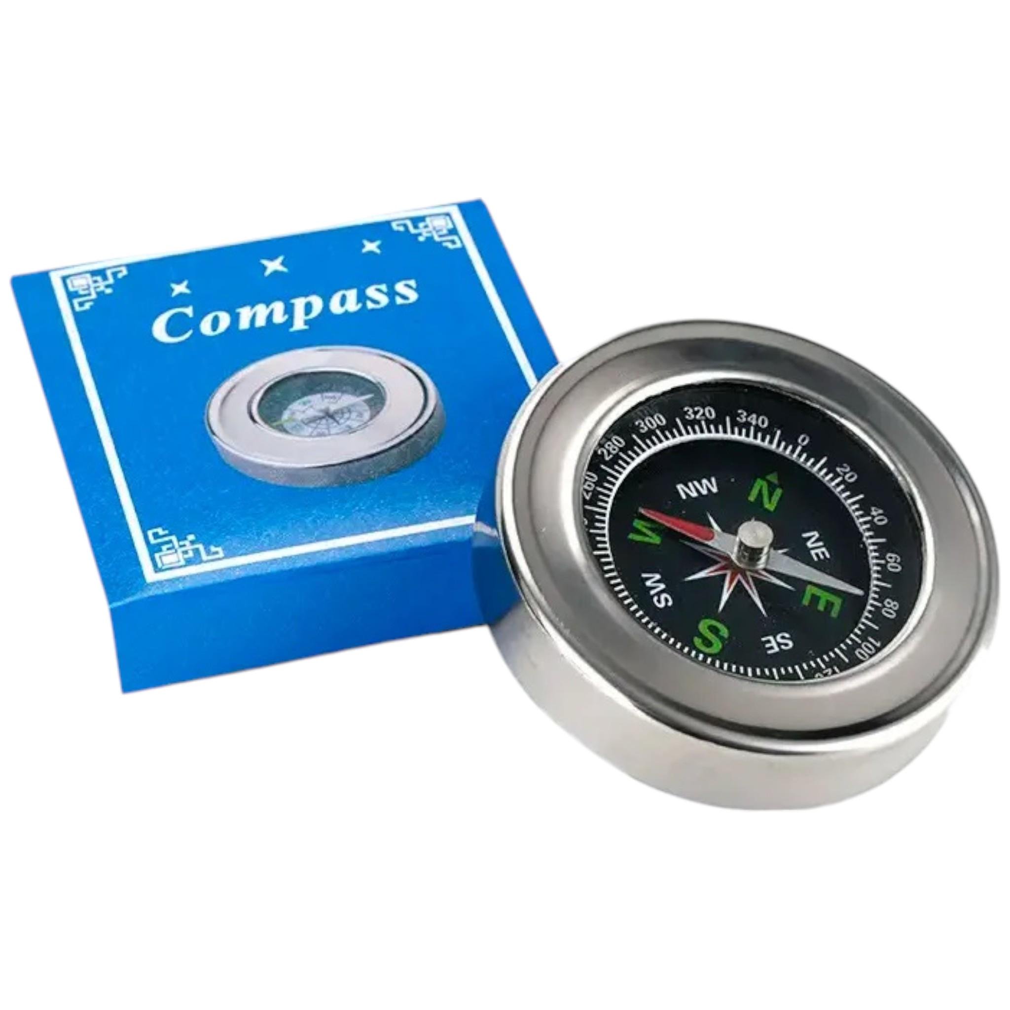 Компас туристический водонепроницаемый металлический 60 мм (С_LP60)