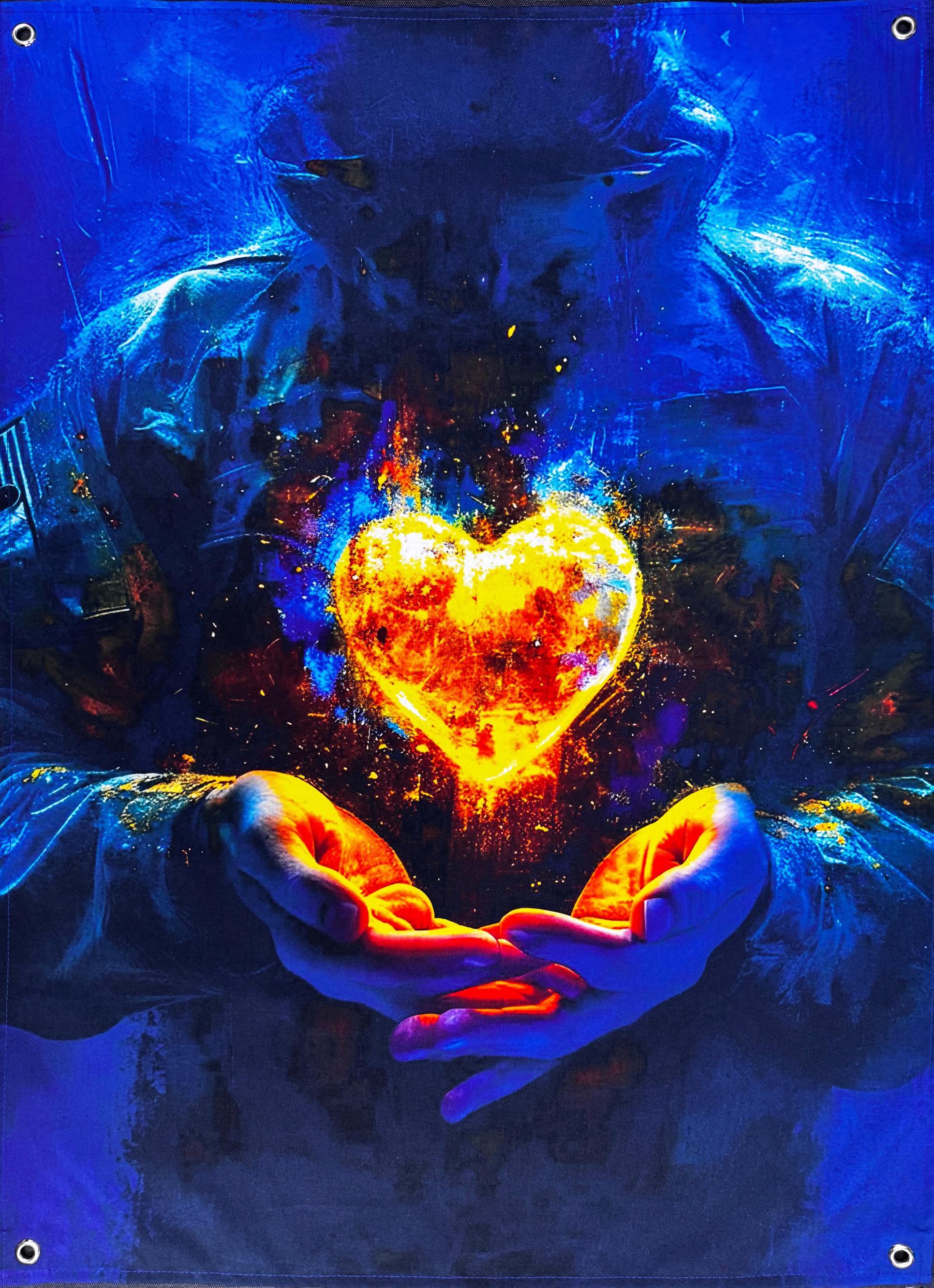 Банер З Україною в серці 900х600 мм (28769381)