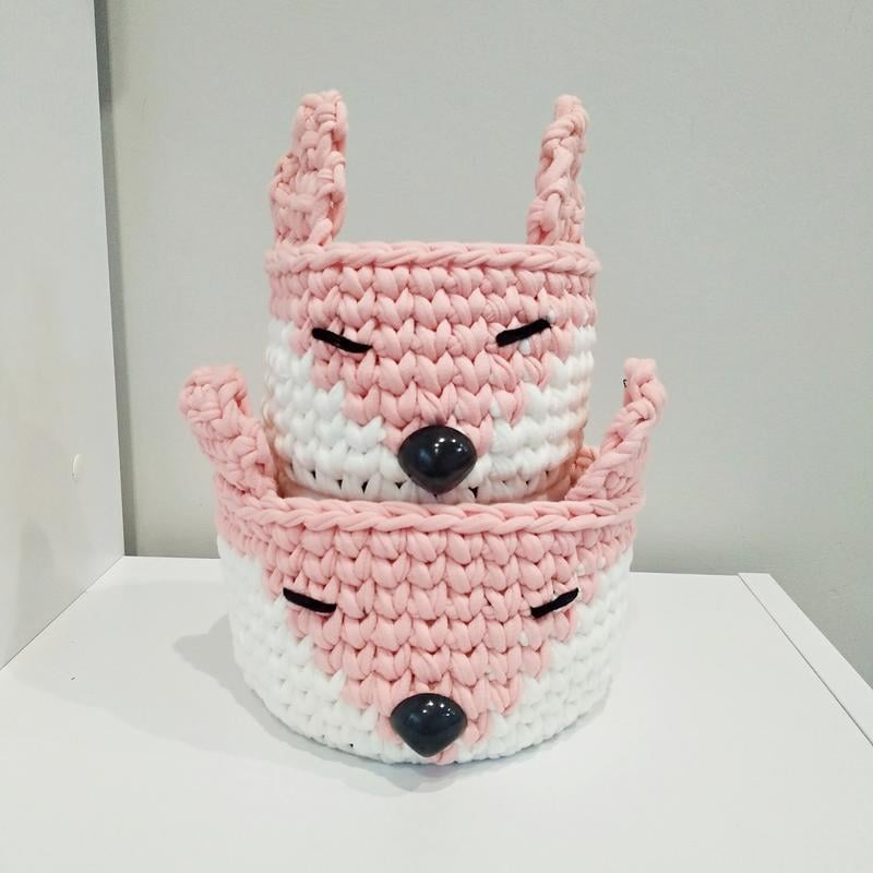 Набор корзинок органайзеров ручной работы (23554-Нов)