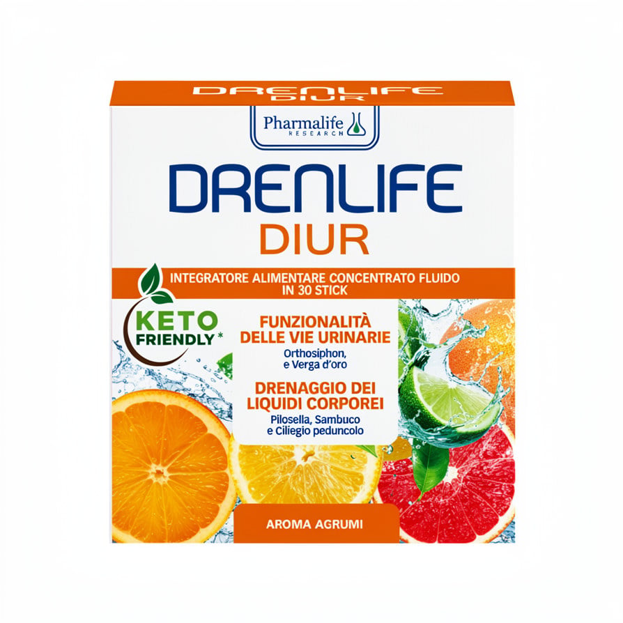 Диетическая добавка Drenlife Diur со вкусом цитрусов 30 стиков по 10 мл