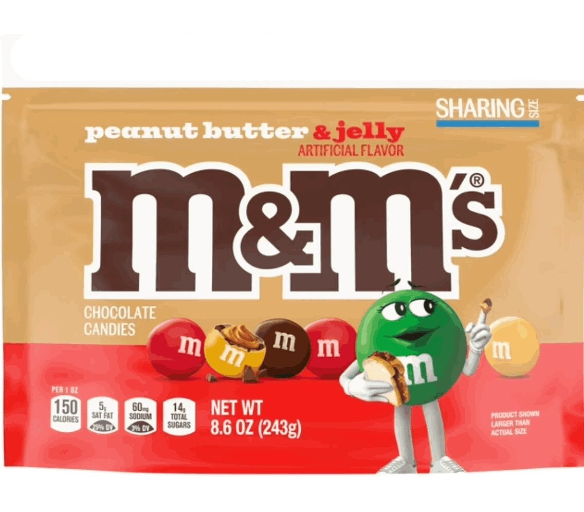 Драже M&M's Peanut Butter and Jelly Candy 244 г (2534158397)