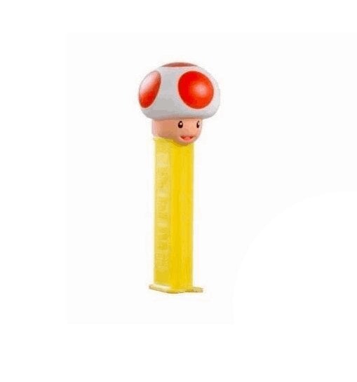 Драже с игрушкой PEZ Super Mario Nintendo Гриб 85 г (1876359601)