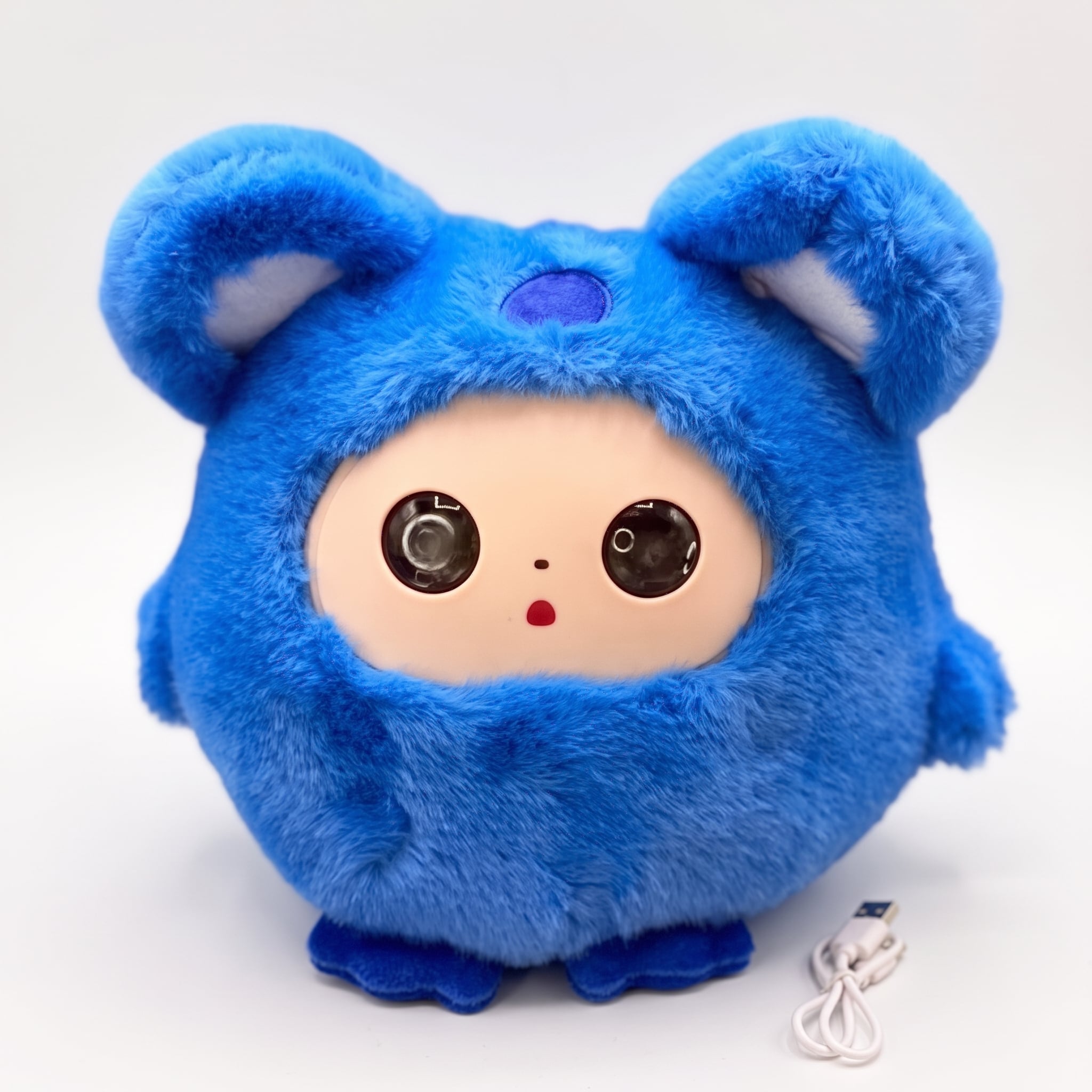 Интерактивная игрушка Happy Buddy UH1566 с AI искусственным интеллектом LCD-глаза Wi-Fi голосовой диалог 26 см Синий (38532394)