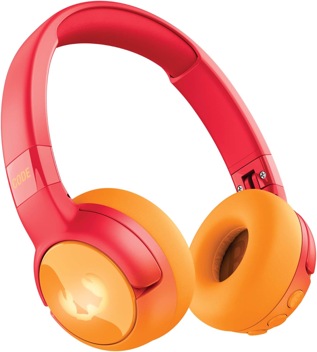 Наушники детские беспроводные Fresh'n Rebel Code Junior Bluetooth 5.4 до 48 часов Funny Fox Красно-оранжевый (SKU-550)