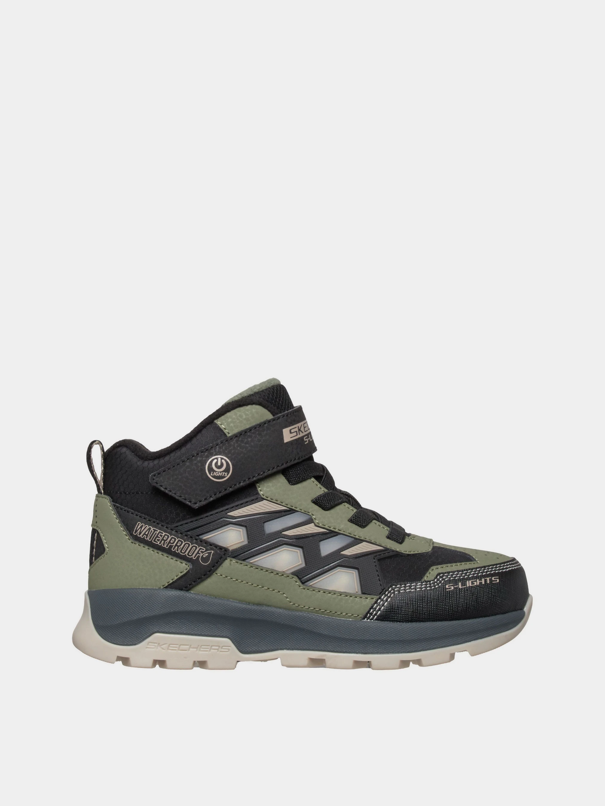 Кроссовки детские Skechers 406381L BKOL р. 32 Оливковый (38764667)