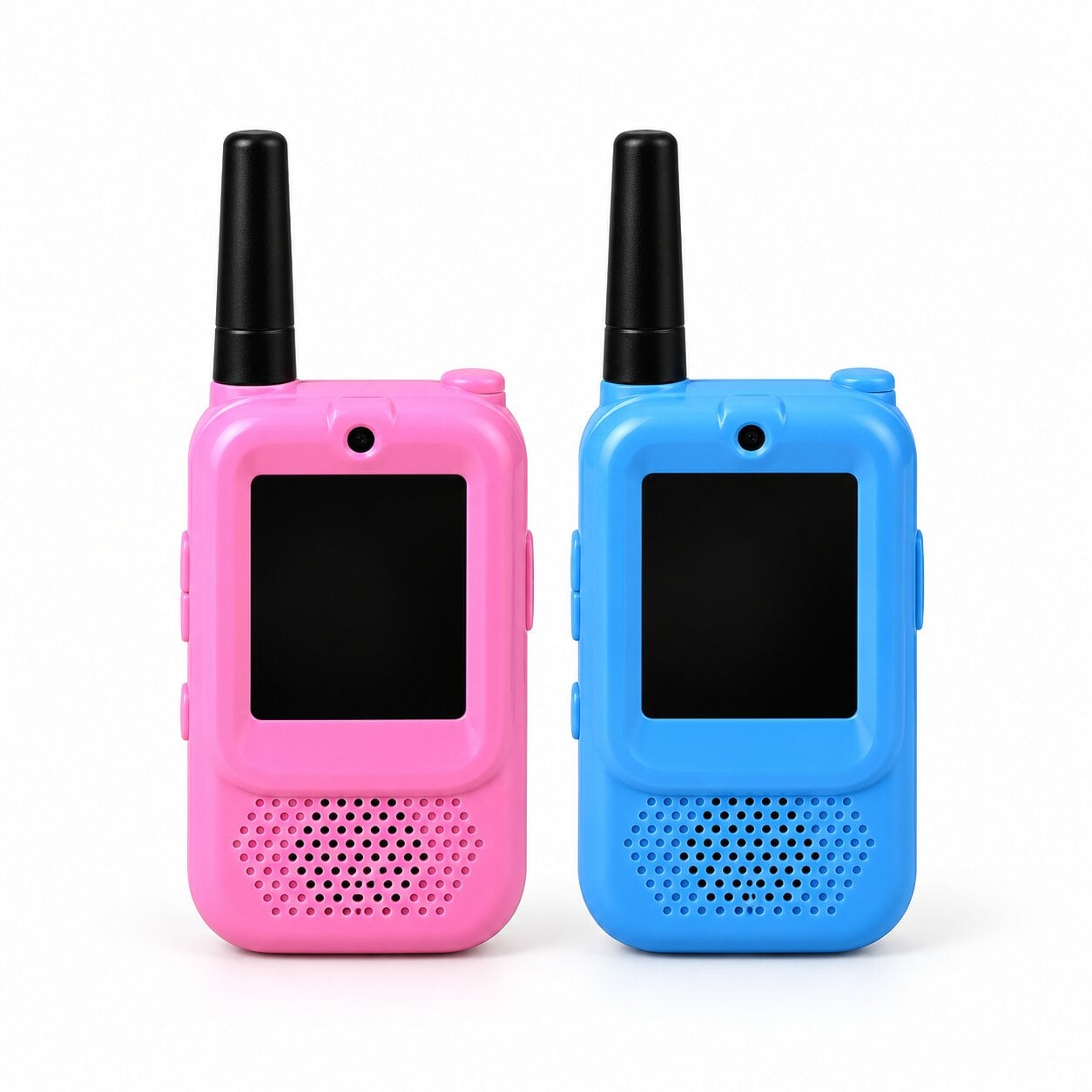 Видеорации детские Video Walkie Talkie с видеосвязью/цветным экраном/камерой/аккумулятором 500mAh и зарядкой USB 2 шт.