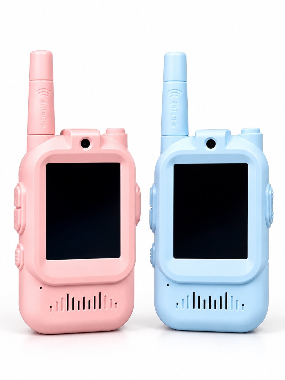 Відеорації дитячі з екраном Video Walkie Talkie акумуляторні до 30 м 2 шт. Блакитний/Рожевий (38570843) Відеорації дитячі з екраном Video Walkie Talkie акумуляторні до 30 м 2 шт. Блакитний/Рожевий (38570843)