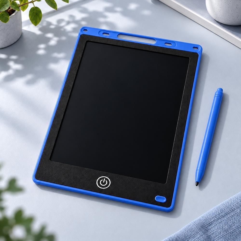Планшет детский графический для рисования с LCD экраном 12" со стилусом Синий (0038-0203)