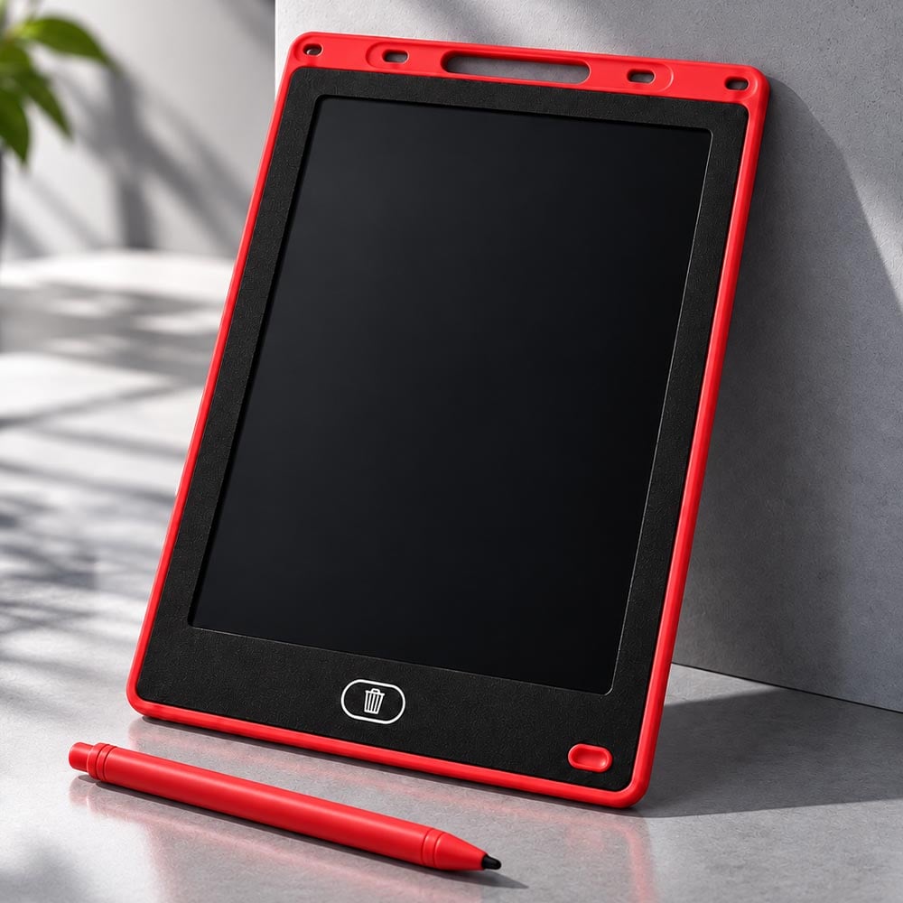 Планшет детский графический для рисования с LCD экраном 8,5" + стилус Красный (0038-0004)