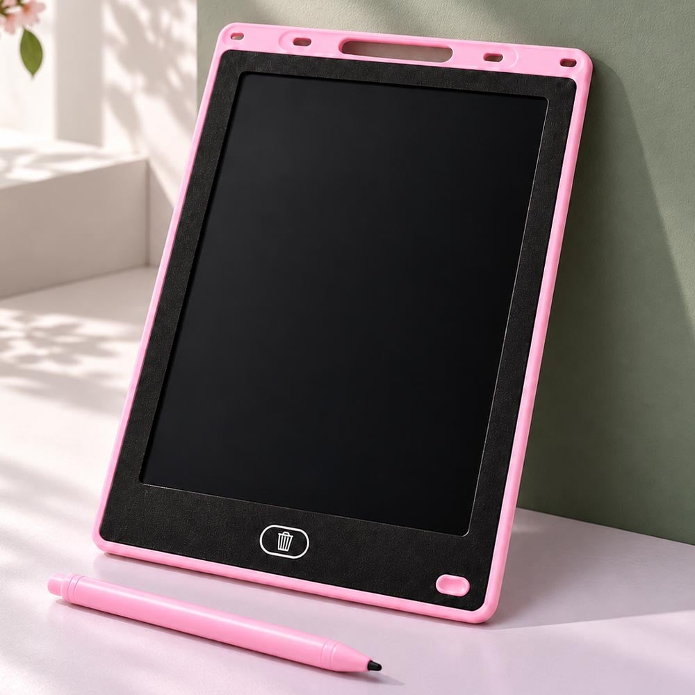 Планшет детский графический для рисования с LCD экраном 8,5" + стилус Розовый (0038-0005)